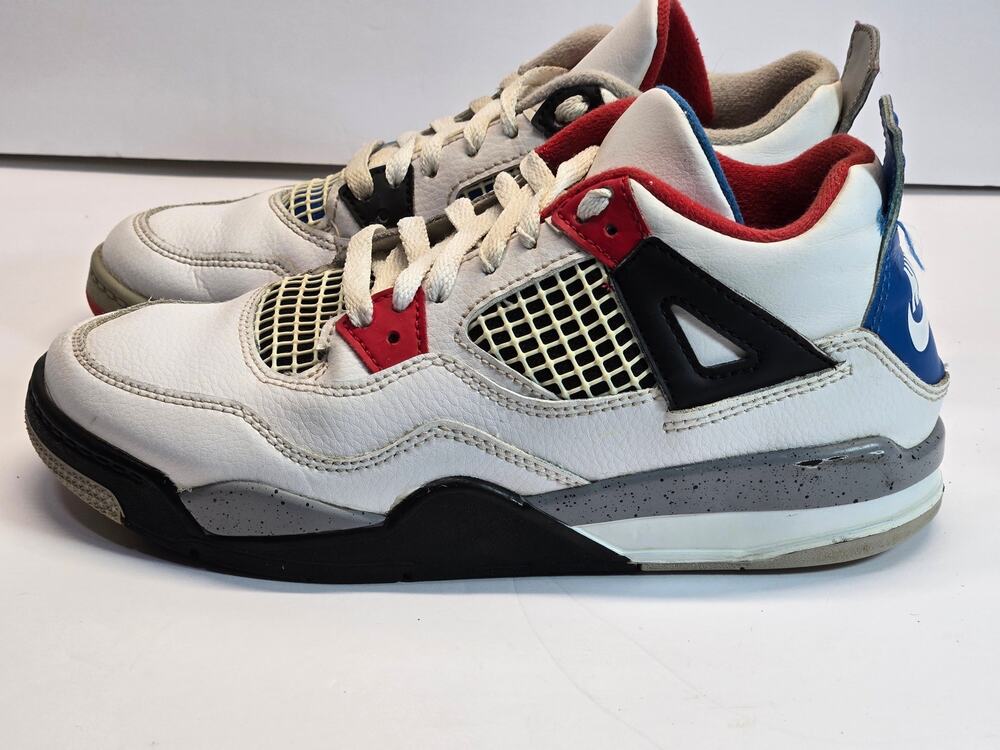 Nike Air Jordan 4 Retro PS 'What The 4' BQ7669-146 Youth Size 2Y